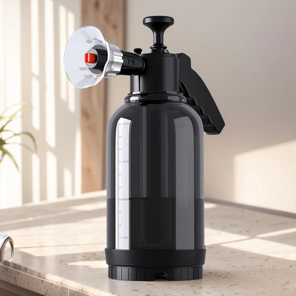 2L High/Air Pressure Washer with 2 Types of Nozzle Pneumatic Washer High Pressure Car Wash Spray Bottle for Car Home Cleaning