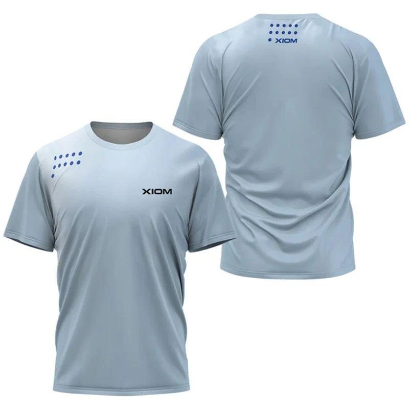 

New fashionable men s quick drying casual breathable round neck T-shirt with letter print outdoor sports top 5XL