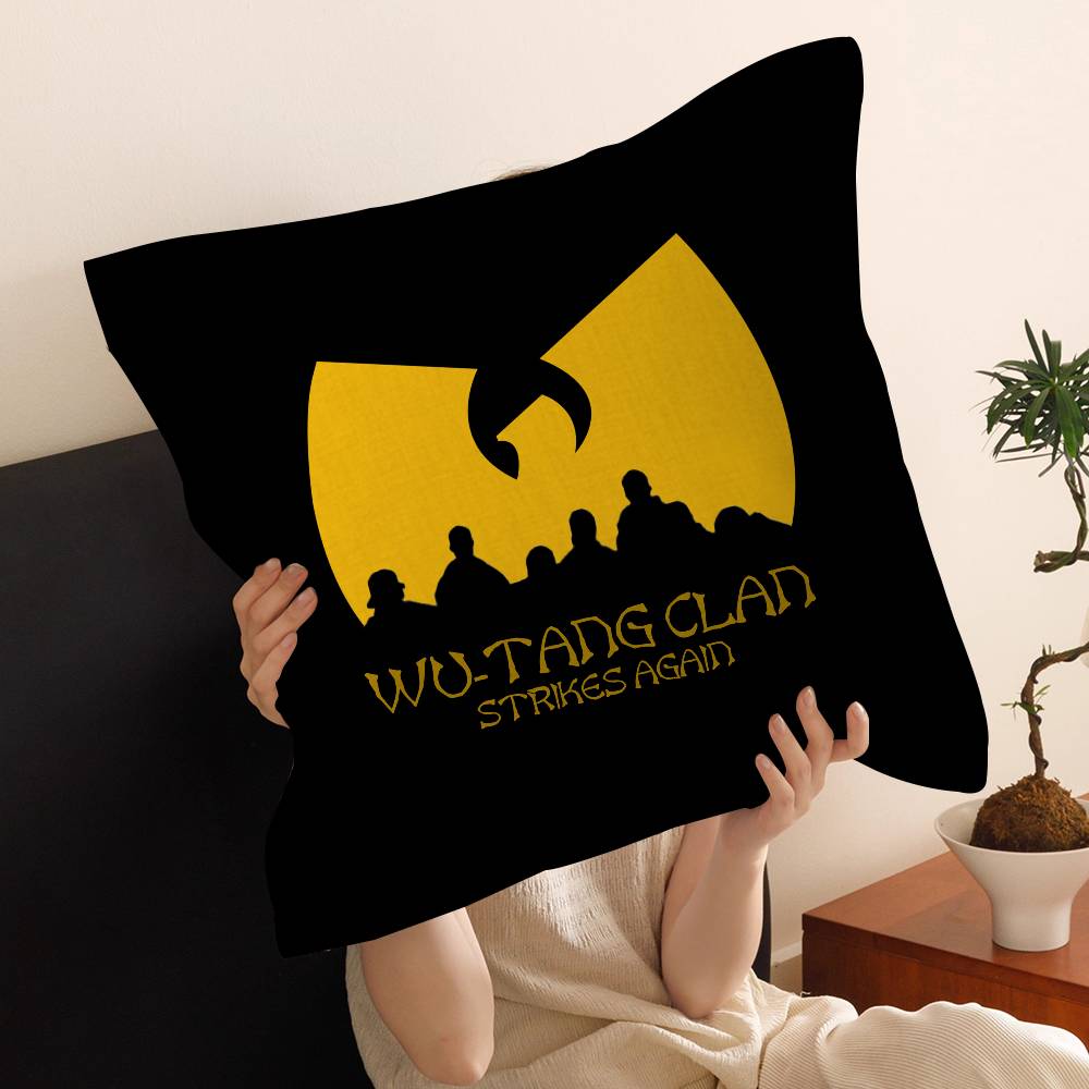 Group WWu Tang Hip Hop Cushion Cover Pillowcase Upholstery Sofa Throw Pillow Home Decor Pillowcas