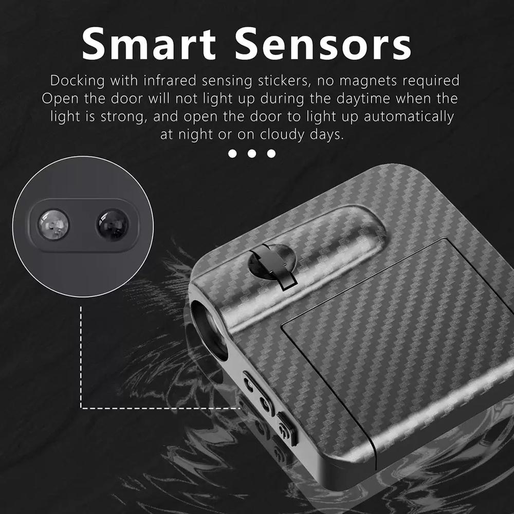 Car Door Led Welcome Night Light Wireless Projection Laser Lamp for Geely LC EC8 Atlas CK2 CK3 GT GC9 Geometry C Tugella GX3 CK