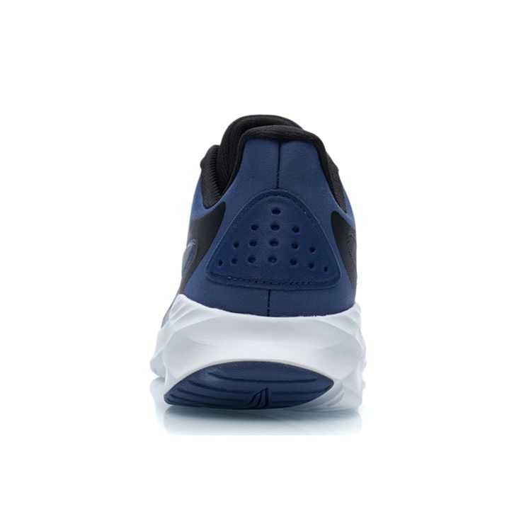 Li-Ning Classic Sports Shock Absorption Non-Slip Wear-Resistant Reflective Low-Top Running Shoes Men Sneaker Blue Gray ARSR045-2