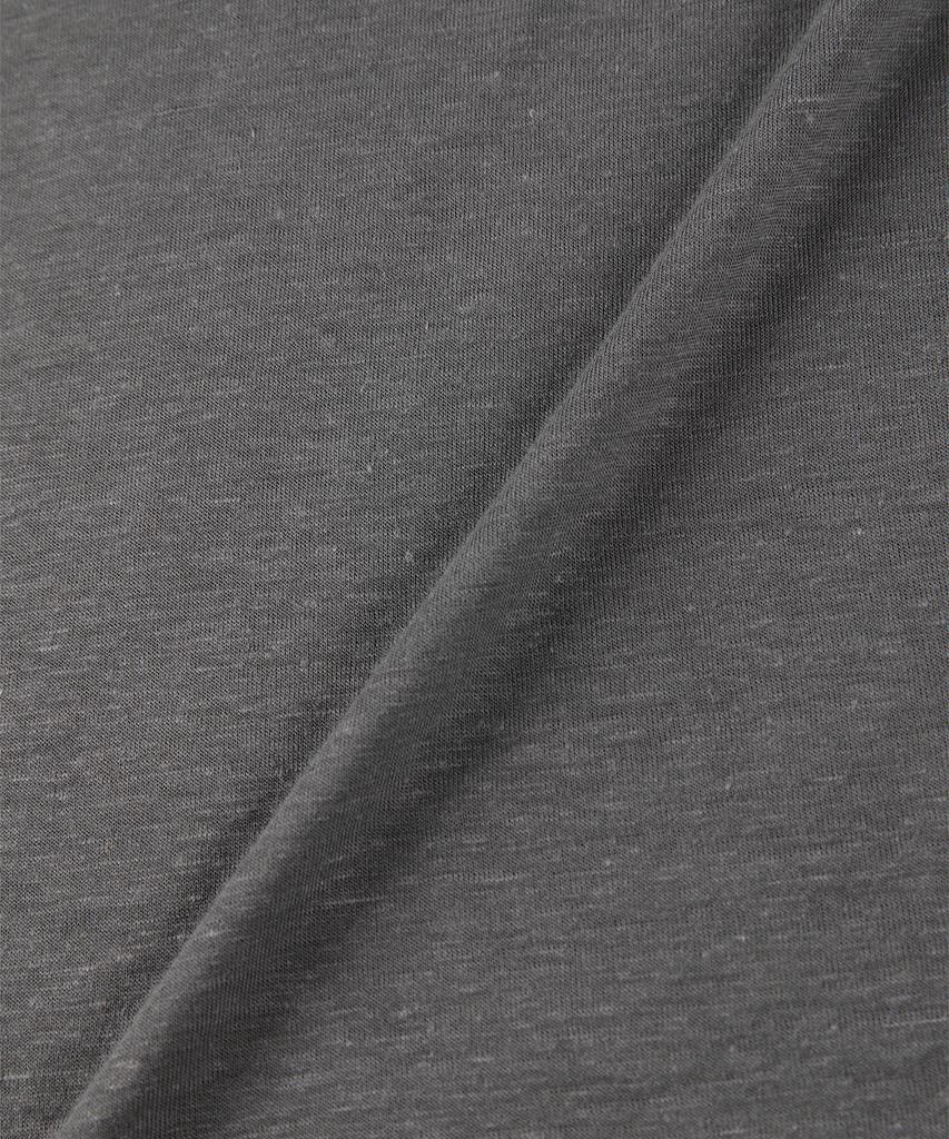 PANICALE Charcoal Striped Short Sleeve Polo Shirt
