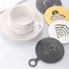 4pcs Reusable Coffee Latte Art Mold Gold/black Coffee Art Template Latte Coffee Stencil  Bread