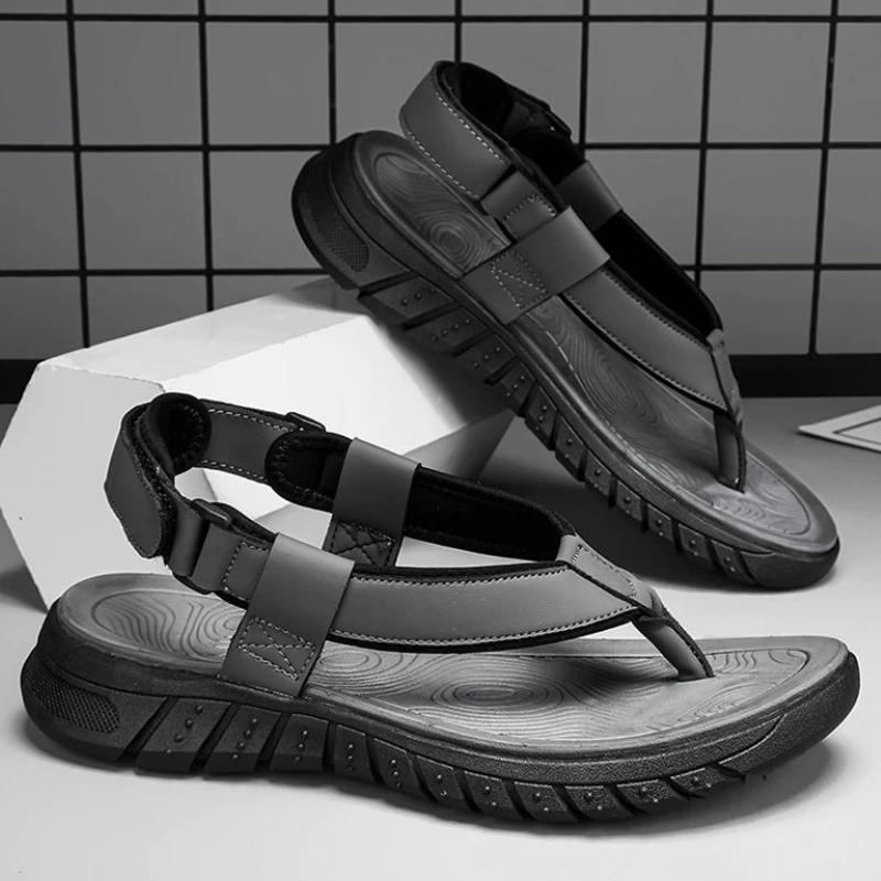 Fashion Sports Male Shoe Outdoor Soft Luxury Designer Open Toe New Arrival on Offer Pvc 2025 Breathable Summer Low Price H Men's Sandal