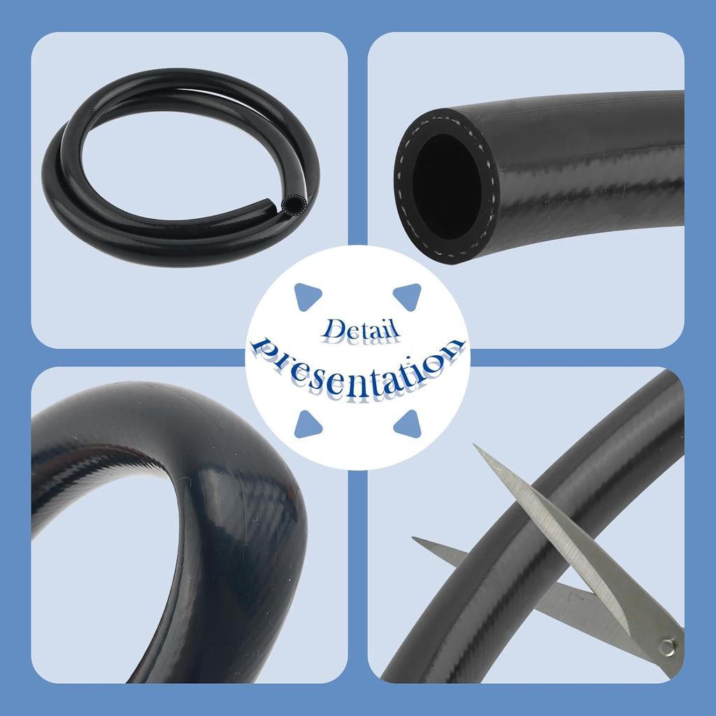 5Ft ID 3/4 Heater Hose,Silicone Radiator Hose With 650PSI Rupture Pressure For Water/Gas Transportation,Professional Car Accessories Coolant Hoses
