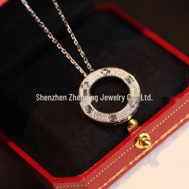 Элегантная Серебряная 925 пробы Ключичная Цепь «Звездное Небо» с Бриллиантами 925 Silver