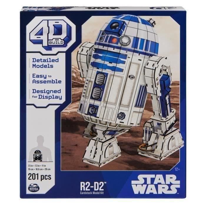 Star Wars - R2-D2 Star Wars - Maquette 4D à construire - 28 cm