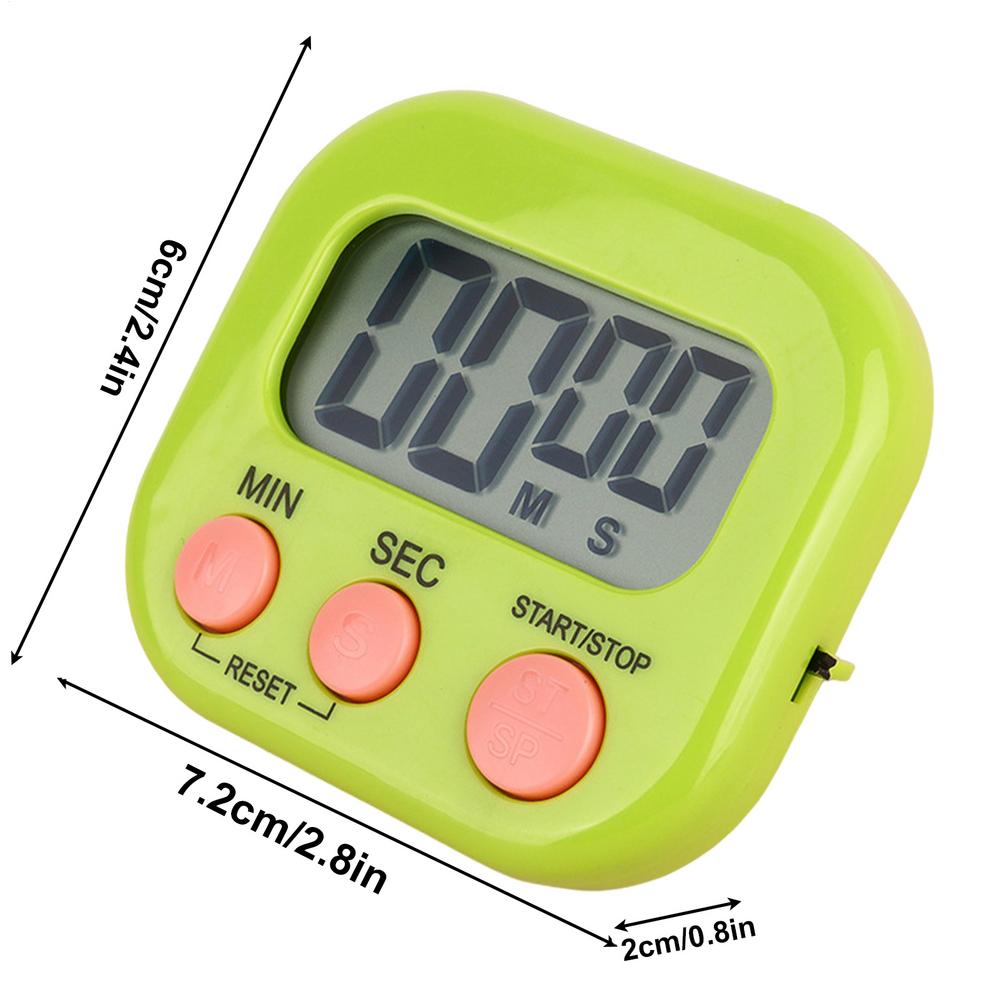 Kitchen Timer Small Digital Timer Magnetic Cooking Digital LED Display Countdown Timer Portable Cooking Classroom Timer