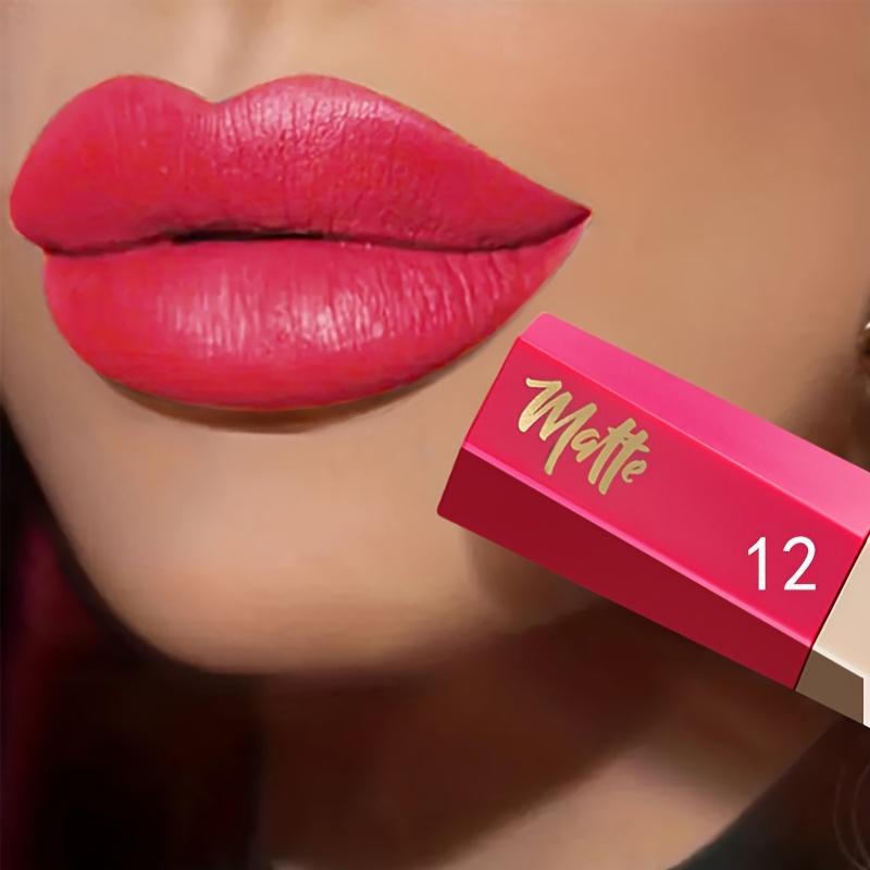 13 Colors Waterproof Matte Velvet Lip Tint - Long-Lasting Nude Lip Glaze for A Sexy and Smooth Finish, Festive Exclusive, Valentine's Day Gift