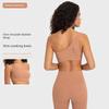 Women's Fitness Vest with Chest Pad New Arrival One Shoulder Sports Intimates Anti-Shock Bra Sexy Silm Yoga Beauty Back