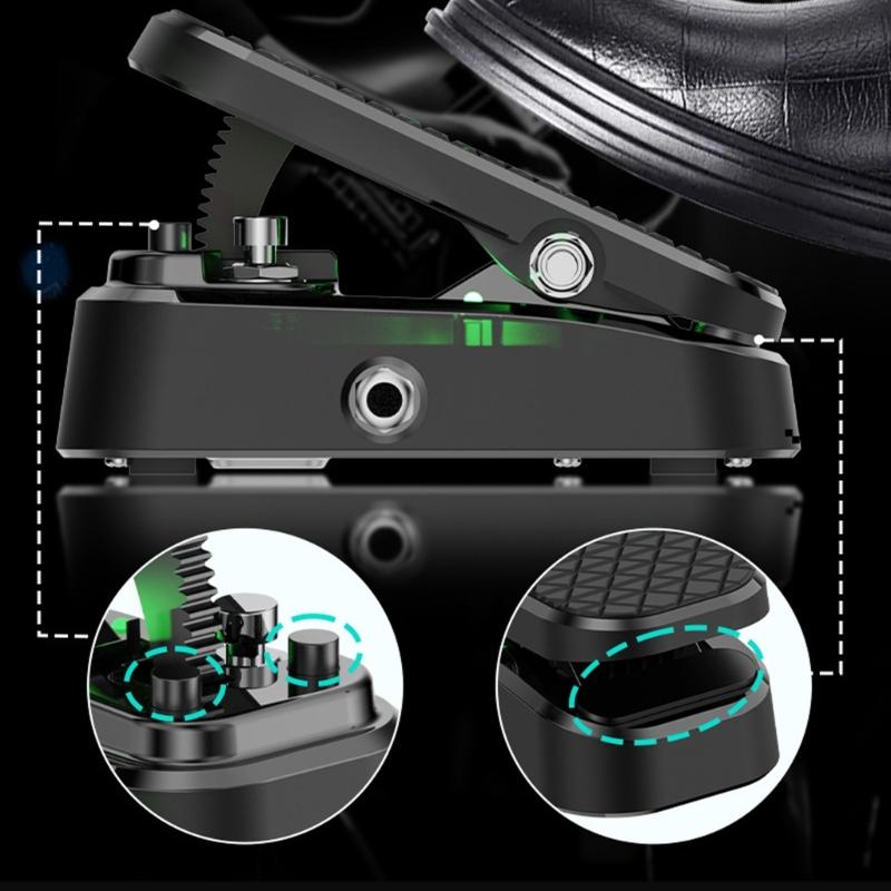 Guitar Effects Processor Multiple Sound Modes ABS Texture Portable Foot Pedal Stage Ready Quick Adjustment Knobs