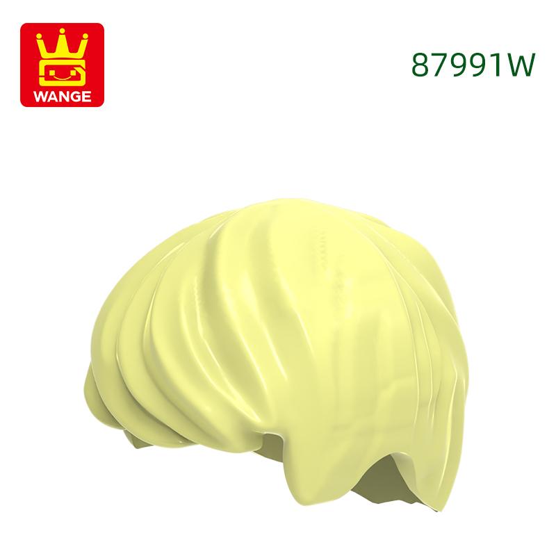 

130Pcs/lot 88991W Boys featuring Short Left Slanting Hairstyle Block Moc Hue Accessories Compatible with Brick DO-IT-YOURSELF Toys about 130pcs