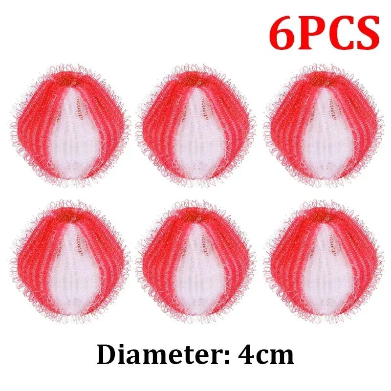 12/6pcs Laundry Balls Reusable Washing Machine Hair Filter Floating Fur Lint Hair Remover Catcher Dirty Collection Cleaning Ball