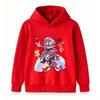 Kids Boys Girls Pullover Hoodie, Funny Cartoon Jester Characters Print Casual Warm Hooded Sweatshirt for Children