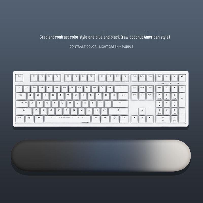 Women's Gradient Color Wrist Rest Mouse Pad & Keyboard Hand Rest for Office