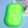 Disposable Soap Tablets Soap  Paper Sheets Portable Travel Fragrance Bath Towels  Foam Paper Soap Boxes Soap Sheets Soap Dish