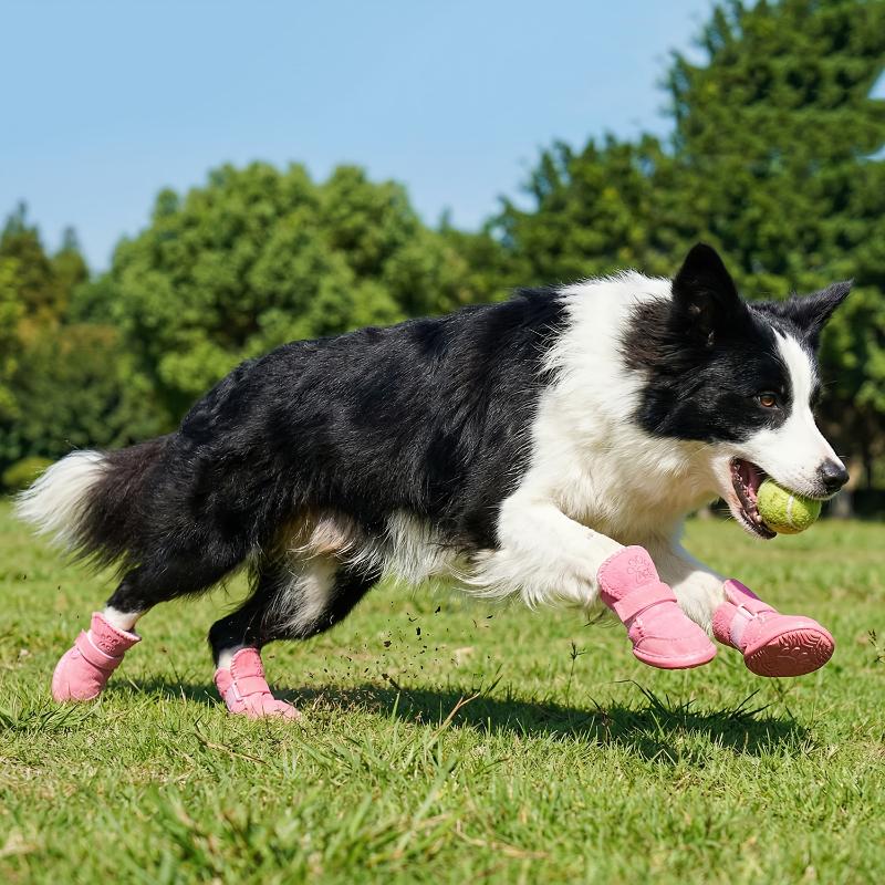 1Set Velvet Daily Pet Snow Boots Multiple Sizes Comfortable Anti Slip Durable Taking Photos Pet Socks Protecting Soft Outdoor