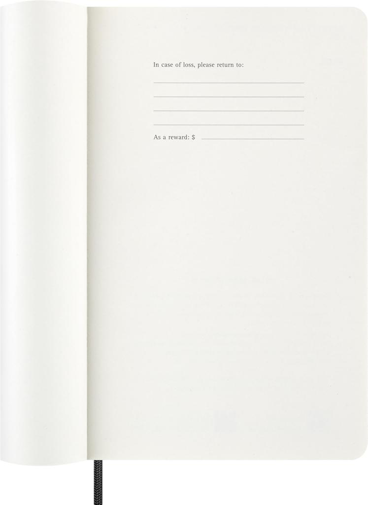 Moleskine 2027 January Monthly Large Size x Black DSB12MN3Y27 Planner, Start, 12-Month Diary, (13cm 21cm), Softcover,