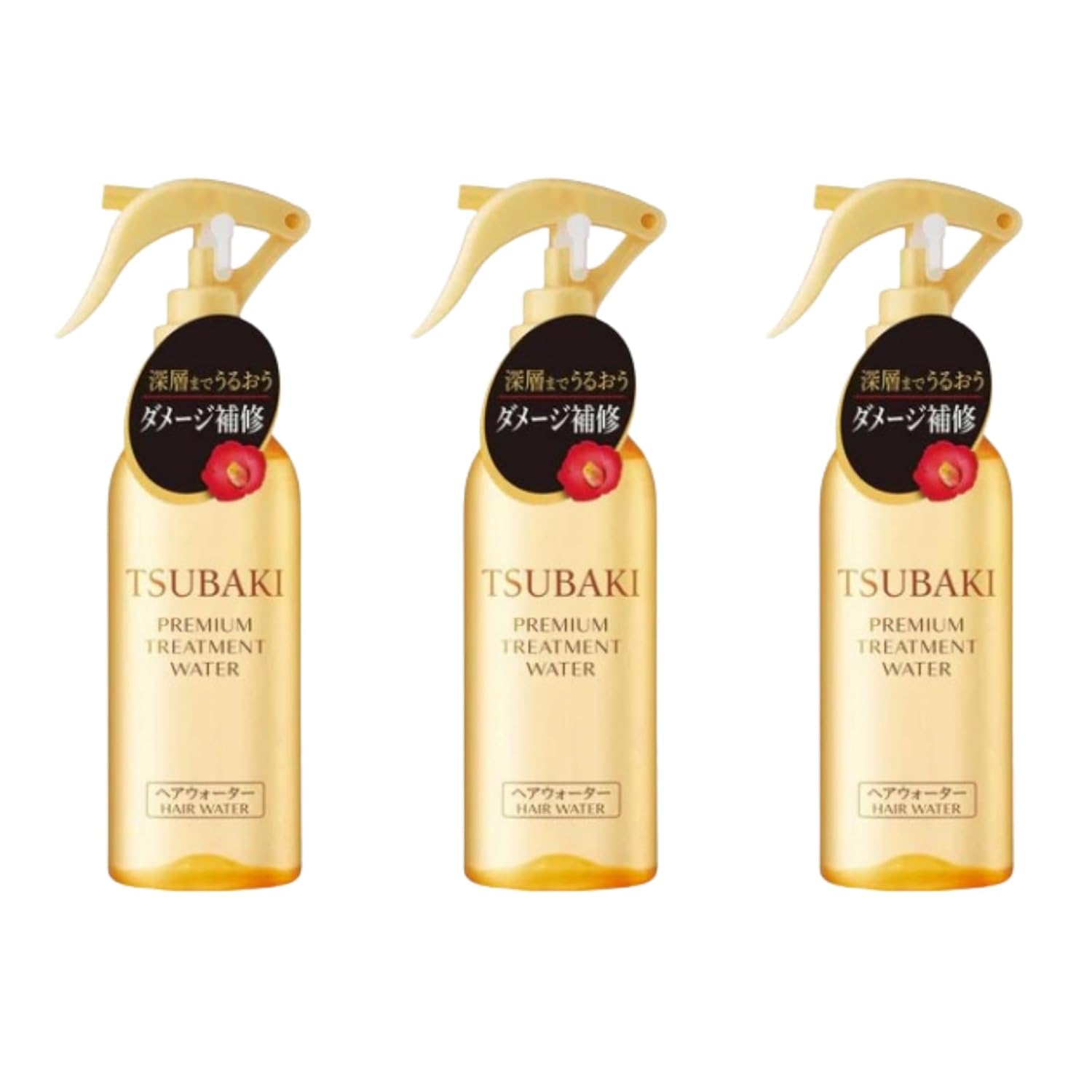 Tsubaki Premium Treatment Water Main Unit 3-Piece Set