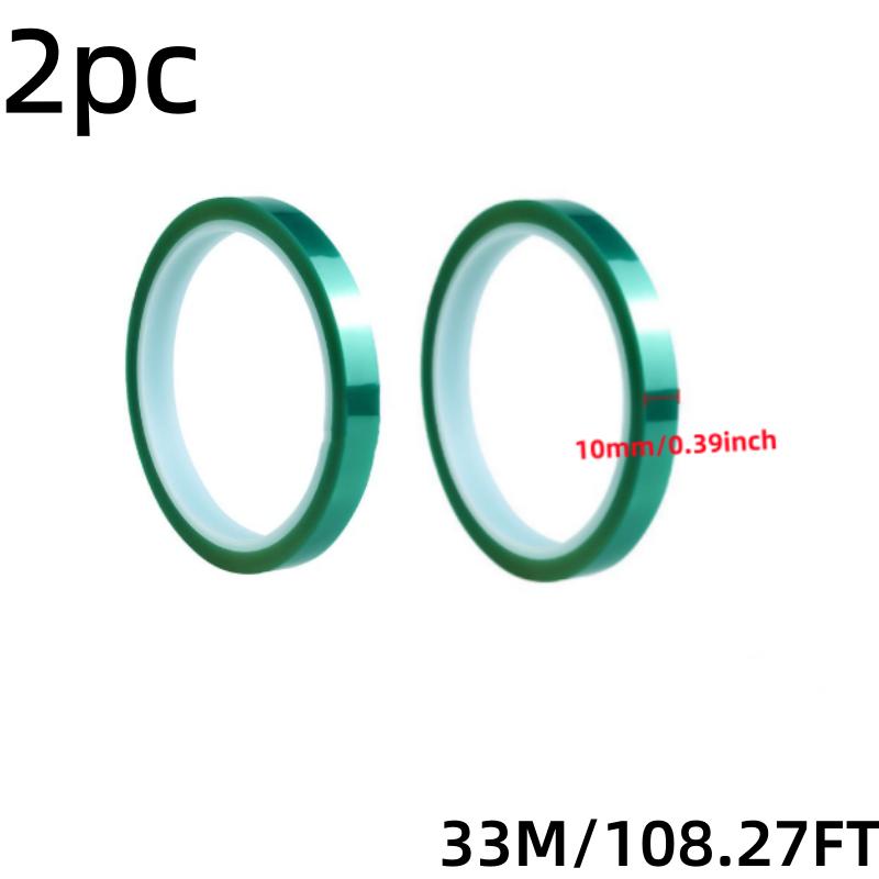 33M/Roll Green PET Film Tape High Temperature Heat Resistant PCB Solder SMT Plating Shield Insulation Protection