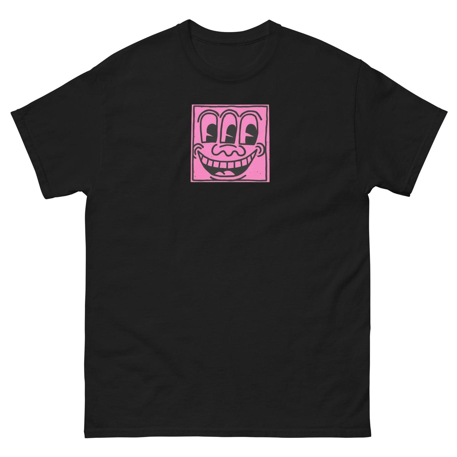 Keith Haring Illustration T-Shirt Street Art Graphic S