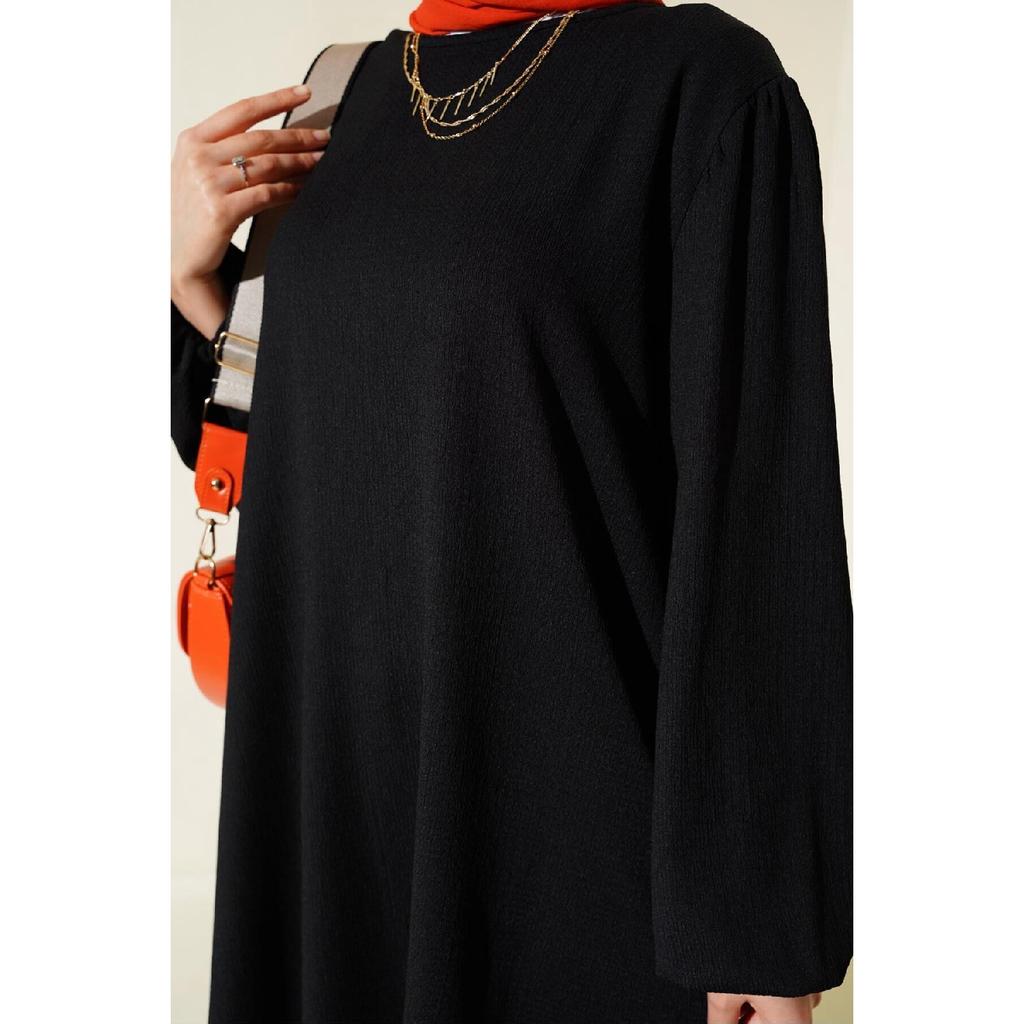 Set de pantaloni cu tunică neagră de damă pentru partea inferioară de sus 6663