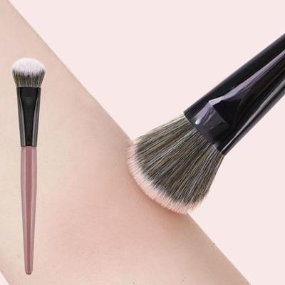 Pennello Morbido per Blending Blush per Guance Portatile Pennello in Polvere per Viso Contouring Makeup Strumento Cosmetico per Donne Ragazze Principianti
