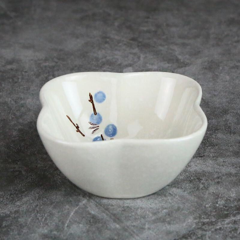 Japanese Underglaze Ceramic Dipping Sauce Dish Set