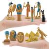 PVC Material Ancient Egypt Statues 12 Pieces Set Miniature Figurines Set  Home Decoration