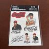 BTS Coca-Cola V Taehyung Original Dekoration Klistermärke Sällsynt Begränsad Upplaga