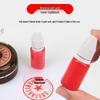 10x10ml Red Photosensitive Ink Bottles - Quick-Drying, Free Shipping Included, Ideal for Stamps and Ink Pads.