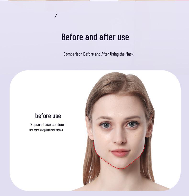 Purple Face Lifting Mask for Slimming Double Chin & Nasolabial Folds