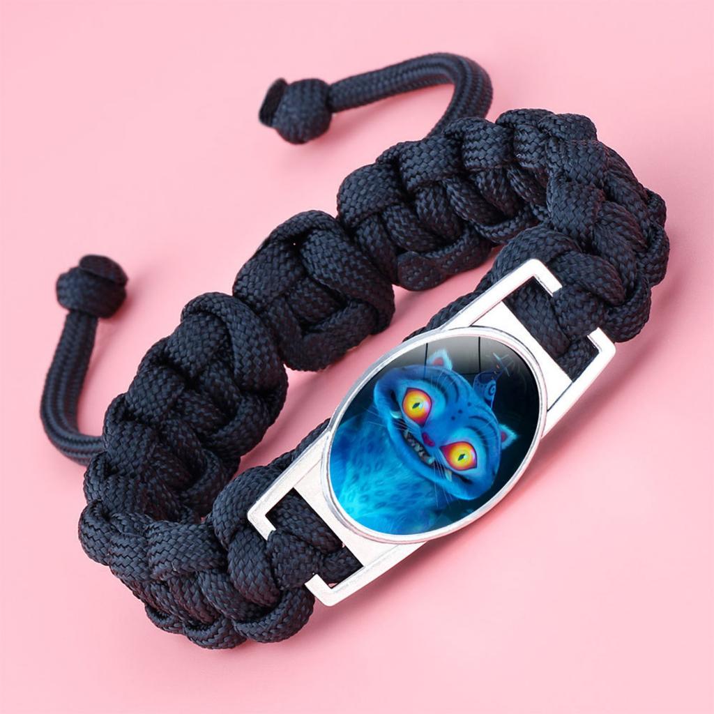 -bracelet, Anime-Themed, Crystal-encrusted, Colorful Adjustable Wrist Cord