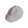 Minimally Striped Women Breathable Cotton Beret For Autumn And Use Winter