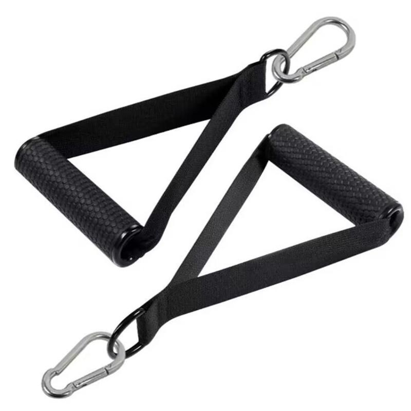 1 Pair Pull Up Resistance Bands Handles Nonslip Grip Handle Attachments for Pull Up Bar, Barbells and Resistance Bands