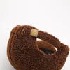 Autumn Winter Lamb Wool Baseball Cap Plush Warm Cap Large Head Circumference Embroidered Letter Cap