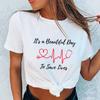 It Is A Beautiful Day To Save Lives Women Tshirt Summer Short Sleeve Fashion Print Lady T-Shirts Top Graphic Female Tee T-Shirt