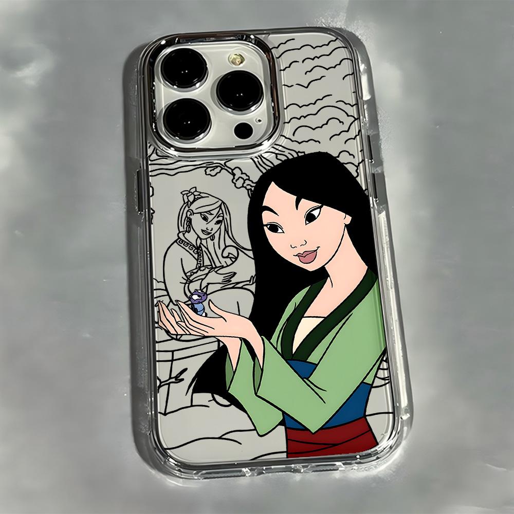 

Beauty and the Beast Mulan Princess Phone Case for Xiaomi Redmi Note A5 A3 15 14 13 14c 12 11 10 9 Pro Plus 4G 5G Transparent Redmi Note 11 4G