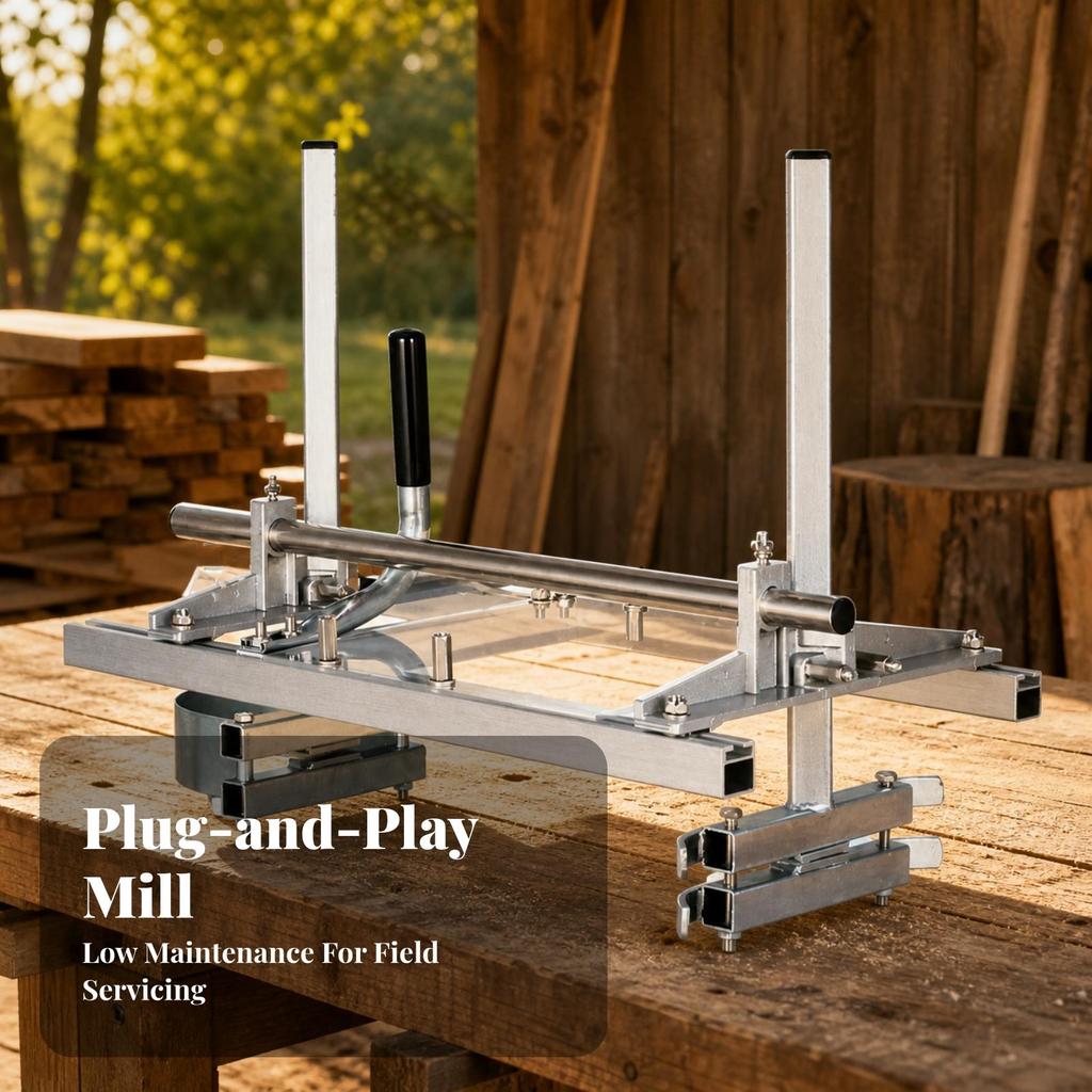 Chainsaw Sawmill Frame Even Hardware Upgraded for DIYers