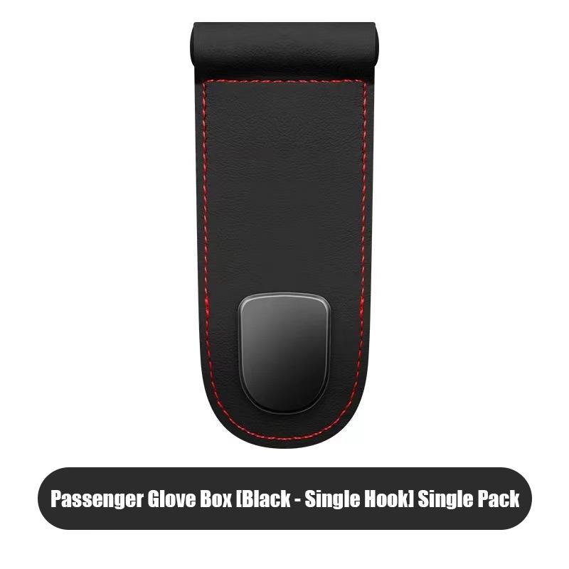 SEAMETAL Car Passenger Glove Box Hook Double Hook Purse Bag Hanger Hidden Storage Hooks Auto Interior Accessories