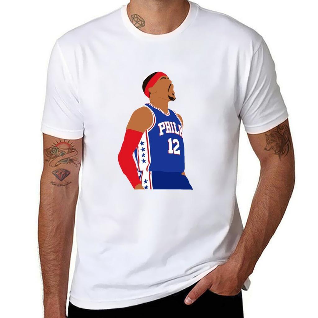 Tobias Harris 76ers Sixers Philadephia TShirt Fashion Simple Casual Tee Shirt
