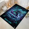 Charlotte Hornets Buzz City Basketball Design Non-slip Rug Suitable for Living Room and Bedroom Sofas