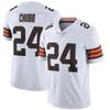 NFL Cleveland Browns 24 Nick Chubb 95 Myles Garrett Embroidered Jersey Men Women Sportswear Cotton Blend