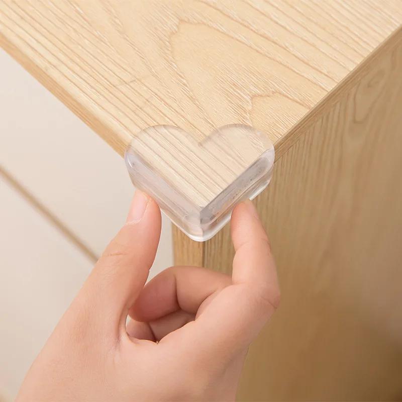 4pc Household Transparent Anti-collision Corner Table Corner Protector Baby Thickening Anti-collision Protection Corner