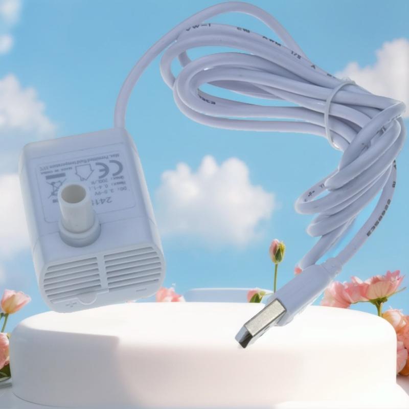 

Помпа для воды для домашних кошек Фонтан Мотор с защитой от сухого хода Замена для кошачьей миски-цветка для питья Диспенсер для воды Товары для домашних животных as the picture