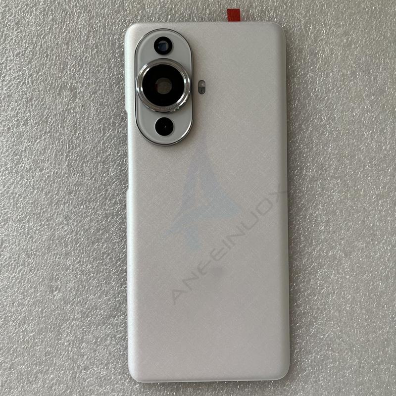 For Nova 11 Pro New Tempered Glass Back Cover For HW Nova 11 Pro Spare Parts Back Battery Cover + Camera Frame