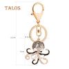 Lovely Cartoon Octopus Pendant Key Chain Keychain Ring Bag Purse Wallet Decor Suspension Trinket