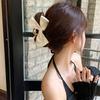 Korean  Metal Bow Hair Claw Clip High Quality Simple Elegant Hair Clip  Girl'S Daily Hair Accessories Gifts