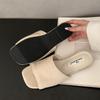Fashion New In Summer Beach Women Flats Slippers Shoes Casual Female Slides Fashion Square Toe Ladies Flats Slippers Sandals Shoes