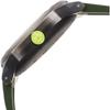 Q&Q SmileSolar Analog Solar Watch Waterproof with Urethane Strap Men's Black Green
